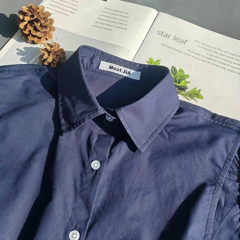 Stacked Shirt Fake Collar Children'S Quality Extended Fake Collar Hem Skirt Shirt Shirt