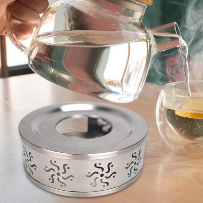 Stain Steel Tea Warmer Holder Teapot Household Heater Bracket Home Heating Base Coffee Mugs Cast Iron Portable Easy To Take