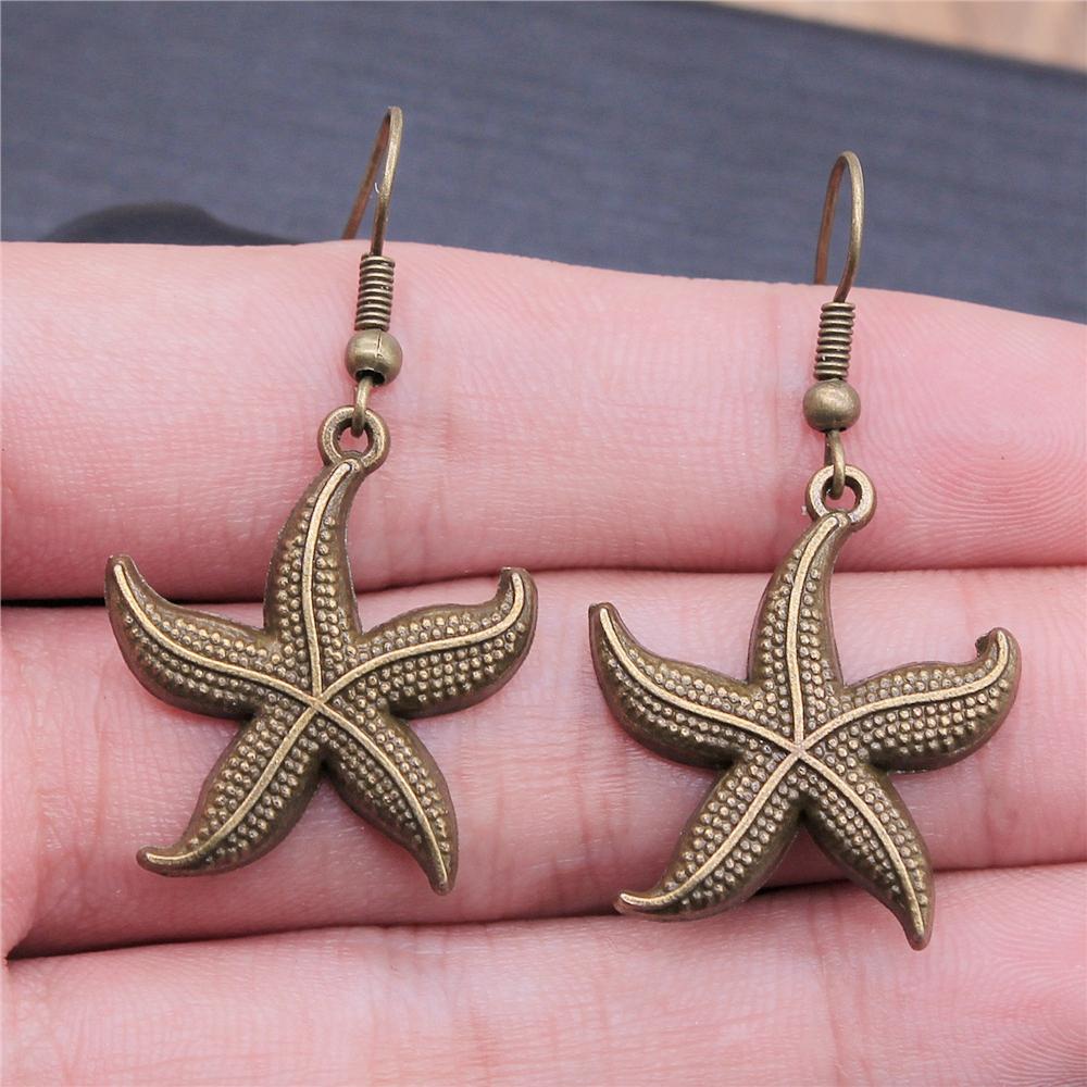 Sea Animal Marine Life Dangle Earring Vintage Shell Dolphin Octopus Squid Turtle Mermaid Shaped Earring For Women Summer Earring