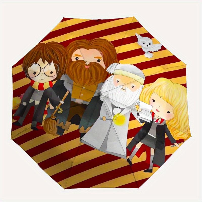 

1pc Harry Potter, Hogwarts Themed High-quality Umbrella,Automatic Opening and Closing Umbrella,Multi-functional Umbrella G0811275
