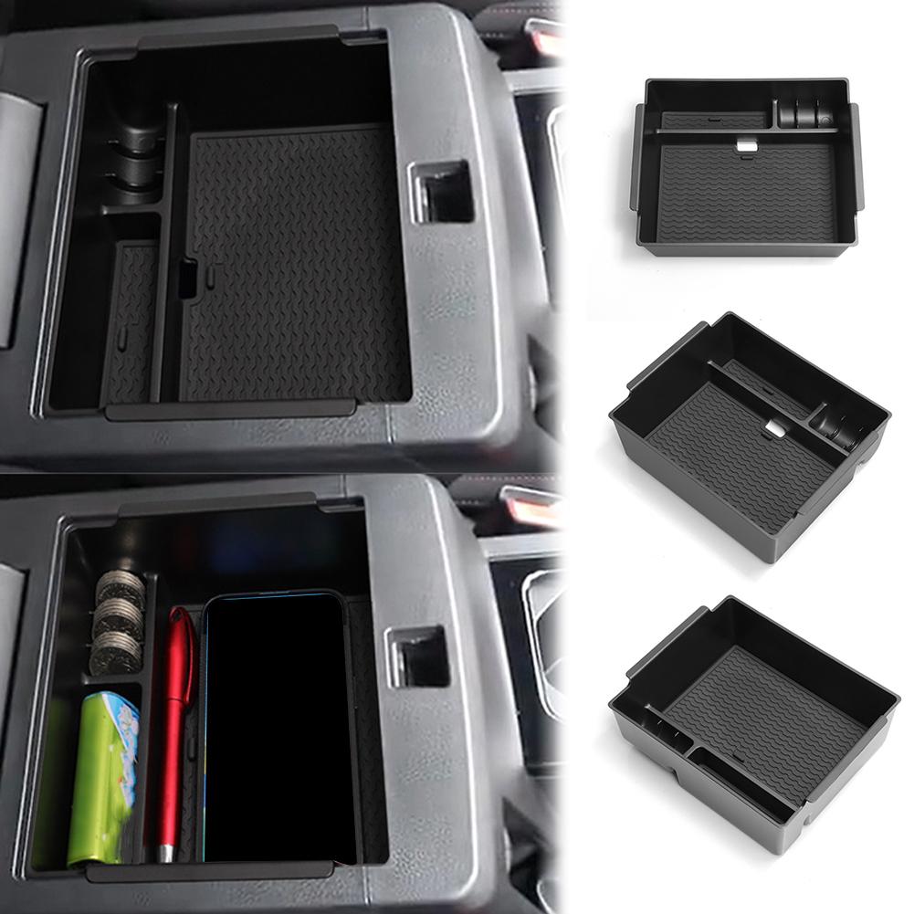 For 24-25 Mitsubishi L200/Triton Models Car Central Armrest Storage Box Center Console Tray Organizer Interior Accessories