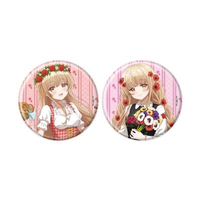The Angel Next Door Turned Me Into a Bad Person Before I Knew It 01 Shiina Mahiru Ethnic Costume Ver. [Original Illustration] Set of 2 Can Badges
