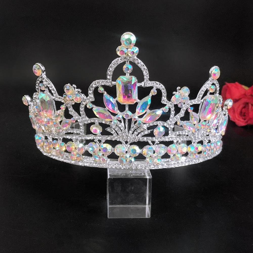 Bridal Crown Rhinestone Crystal Tiara Princess Birthday Crown Bridal Wedding Hair Accessories Wedding Dress Accessories