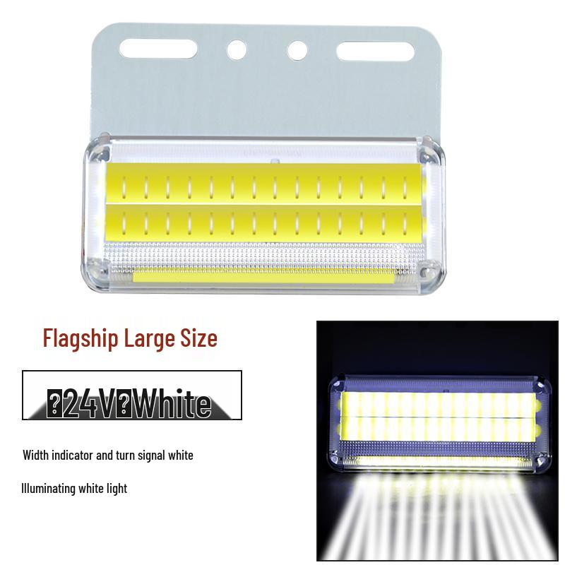 Truck Side LED Lights 24V - Super Bright, Waterproof Ground Illumination Marker Trailer Lights