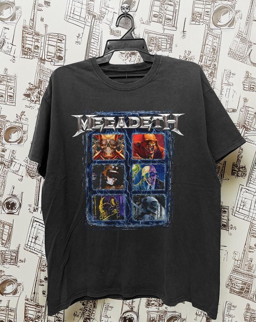 Megadeth Vic Rattlehead Character Vintage Style Unisex T-Shirt Size S-5XL M