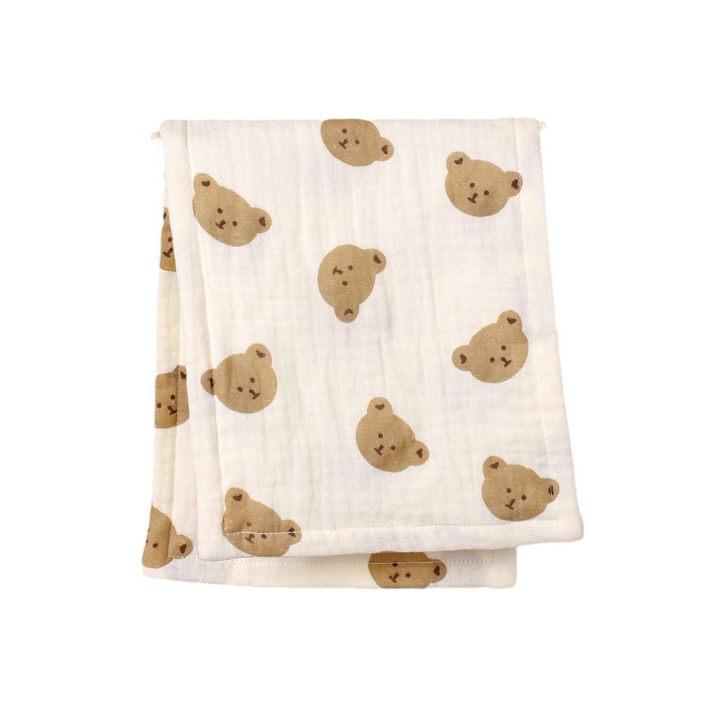 Cotton Crepe Baby Feeding Burp Towel 6 Layers Thickened Back Towel Baby Soothing Sweat Towel