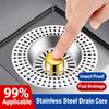Anti-Odor Drain Filter Basket Bounce Core Sink Strainer Plug New Sink Strainer  Kitchen Use