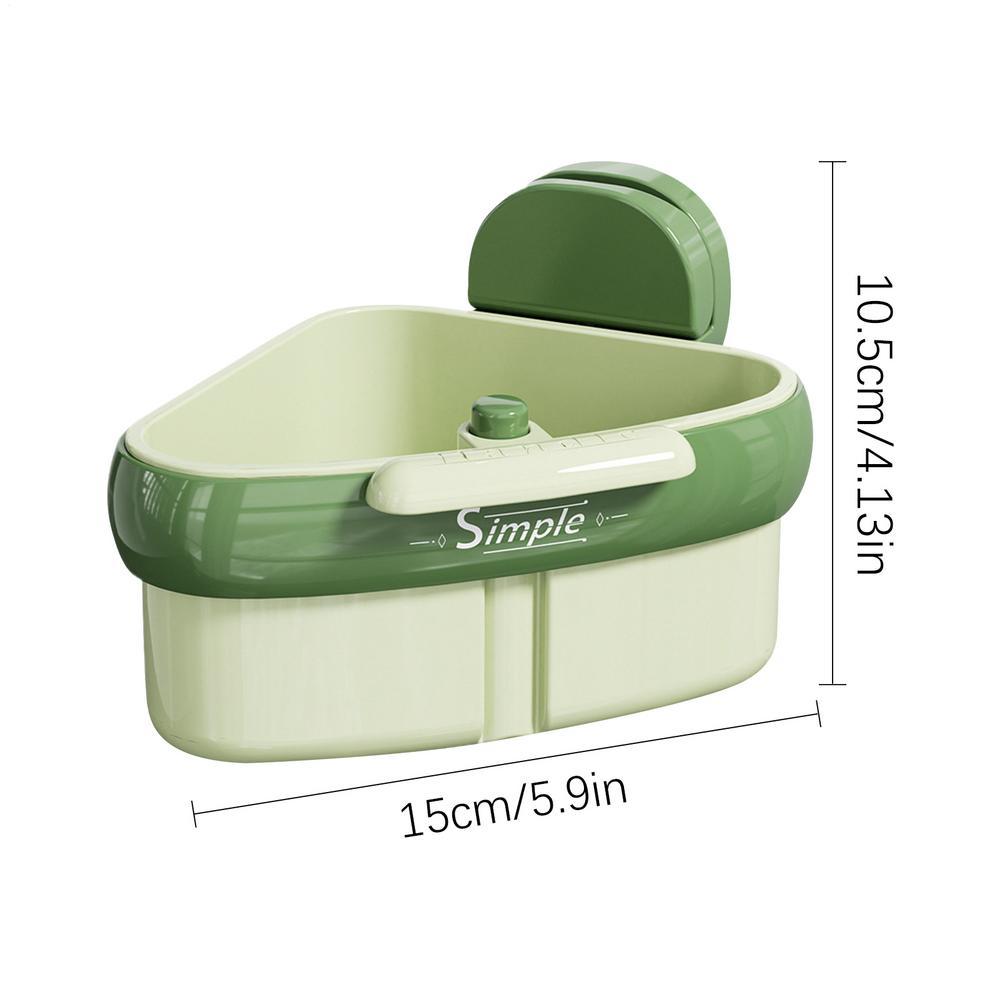 

Кухонный угловой сетчатый фильтр для раковины на присосках, угловая треугольная корзина для слива в раковину для пищевых отходов, пресс, автоматический, съемный кухонный фильтр для мусора