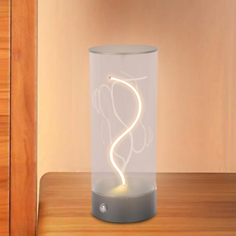 Lampka biurkowa LED Przenośna lampka biurkowa na stoły Lampka nocna na stolik nocny Magnetyczne światło dotykowe Mała lampka do sypialni Do dekoracji na przyjęcie weselne