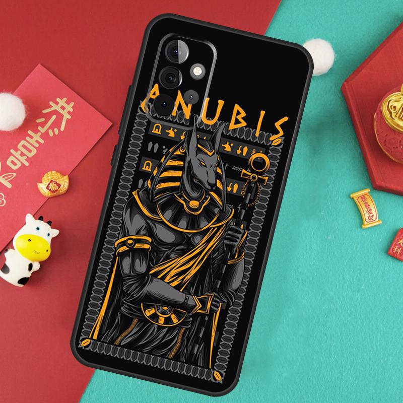 Anubis Egyptian God Case For Samsung Galaxy A34 A54 A14 A15 A25 A35 A55 A53 A33 A13 A52 A32 A12 A51 A71 Cover