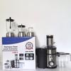 Commercial Multi-Functional 4-in-1 Juicer & Blender with Large Caliber Stainless Steel Design