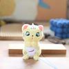 Charming Mini Cat Plush Keychain Ultra-soft Pp Cotton Stuffed Animal Doll