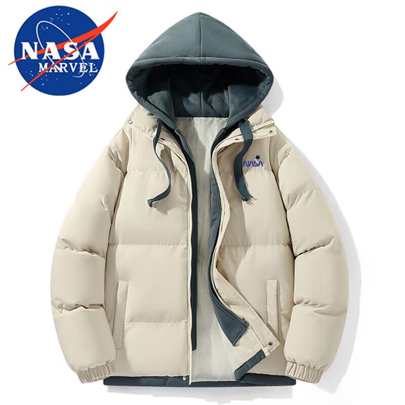 NASA MARVEL Unisex Winter Hooded Puffer Jacket