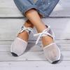 Summer Women Vogue Shoes Easy Flying Woven Comfortable Hollow Mesh Sports Running Sneakers