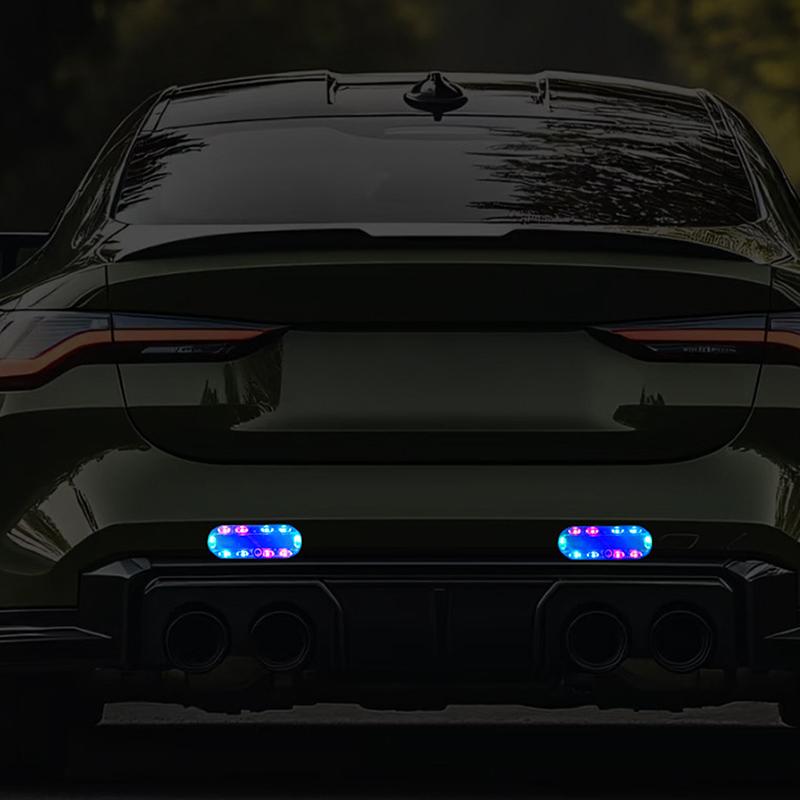 Solar Power Mortorcycle Led Warning Light Car Night Ride Tail Light Anti-Rear Strobe Light For Motorcycle Electric Bicycle