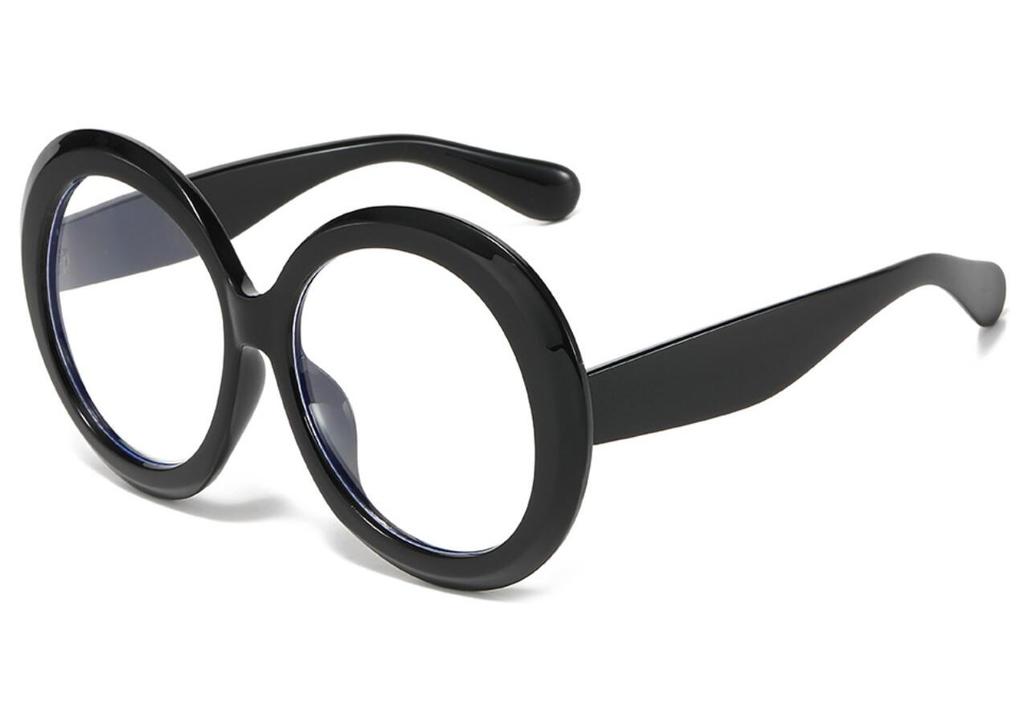 Oversized Green Round Reading Glasses Elegant Fashion Anti Blue Light Computer Glasses Women Men Finished Presbyopia Eyeglasses