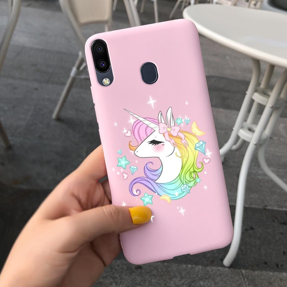 Cute Cartoon Cover For Samsung Galaxy M20 Phone Case For Samsung M20 2019 Soft Cover for Samsung Galaxy M20 M 20 SM-M205F Bumper