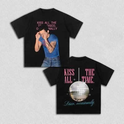 Harry Styles Beija Sempre Camiseta de Algodão Unissex Álbum 2026 Verão Gola Redonda Masculina Y2k Hip Hop Manga Curta Camiseta Presente para Fã