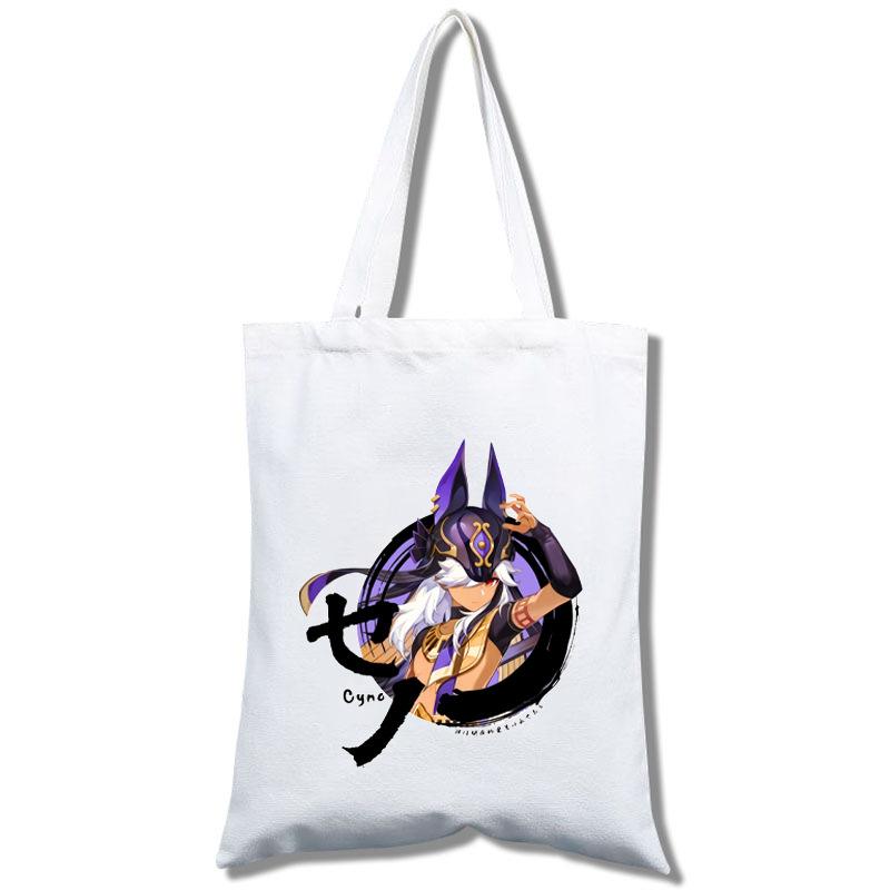 Anime Genshin Impact Canvas Bag Tote Bag