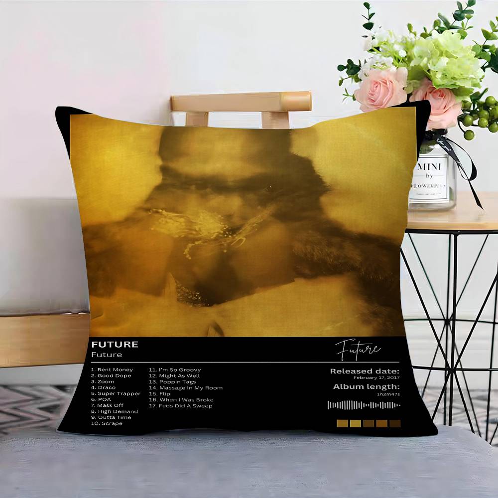 Pop Hip Hop Rapper FFuture Cushion Cover Polyester Sofa Cushions Decorative Throw Pillows Home Decoration Pillowcover