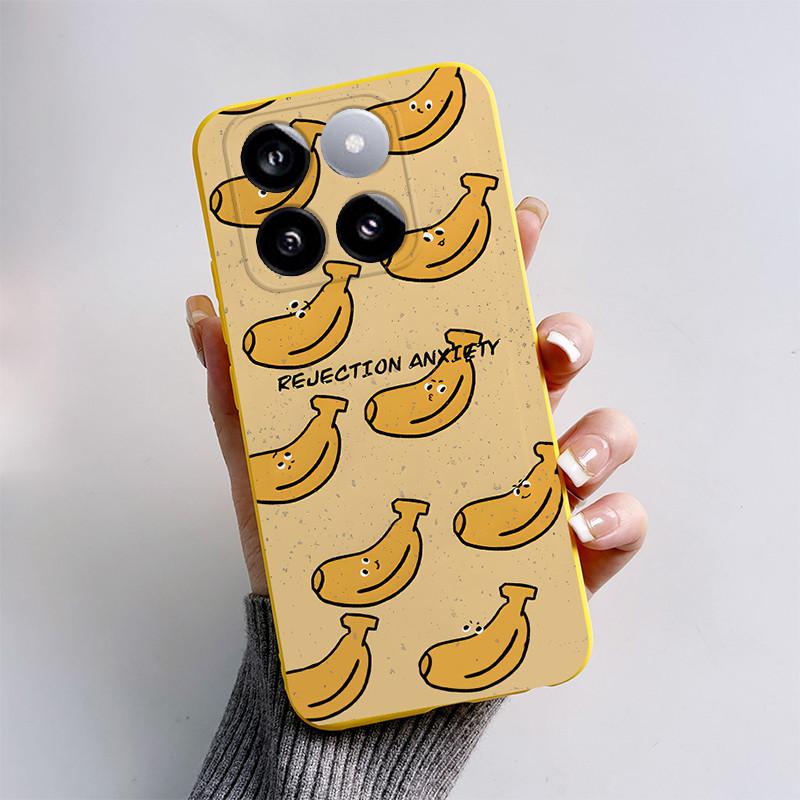 For Xiaomi Mi 14T Pro Case Cute Cartoon Cat Dog Fox Painted Cover Silicone Phone Case For Xiaomi 14T Pro 14TPro Mi14T Soft Funda