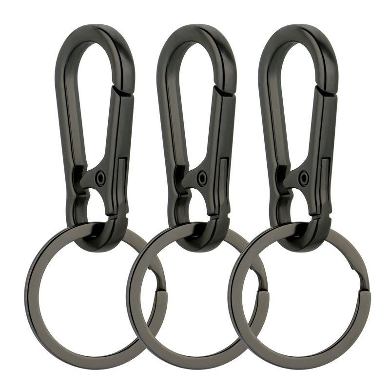 Metall Karabiner Clip Schlüsselanhänger Karabiner Form Schlüsselanhänger Schlüsselanhänger Ring Clip Halter Organizer für Zuhause Auto Schlüssel Schlüssel Finder Damen Herren