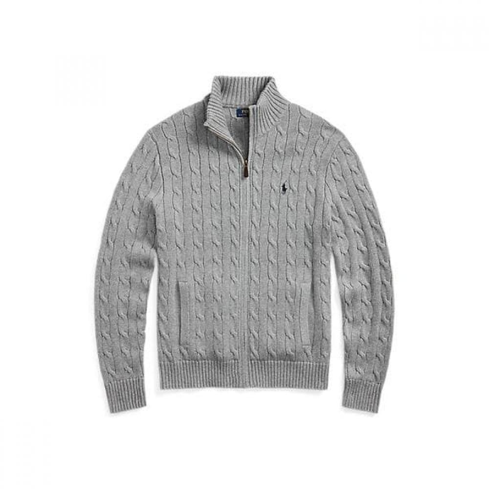 Polo Ralph Lauren Men S Cable Knit Cotton Zip Sweater mnpoSwe16821362020