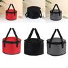 Insulated Food Bag Foldable Reinforced Handles Reusable Delivery for Hiking Barbecue