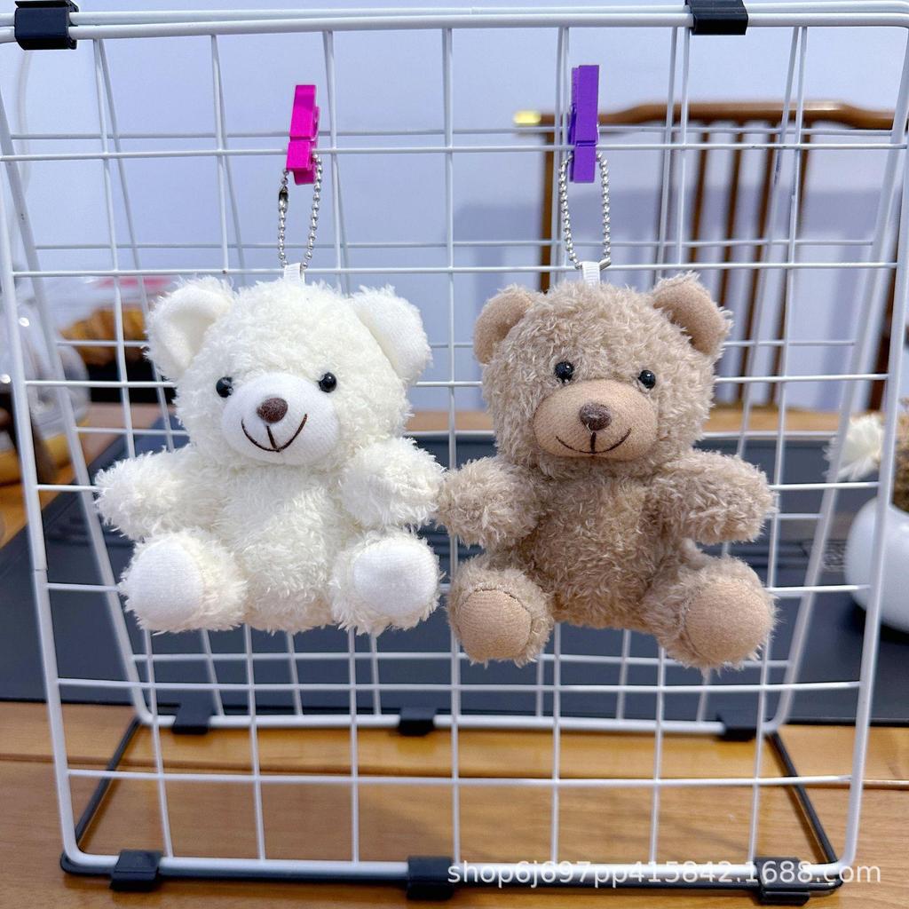Mini Plush Toy Claw Machine Keychain Charms