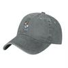 Monkey Character Embroidered Washed Cotton Baseball Cap Classic Adjustable Hat for Unisex and Women Casual Streetwear Style
