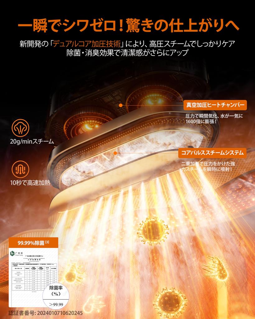 Strongest Definitive Edition for Clothes Introduced in RANVOO Iron Steam Iron 10 Seconds Startup Powerful Steam Wrinkle Removal Leave on Smart AI