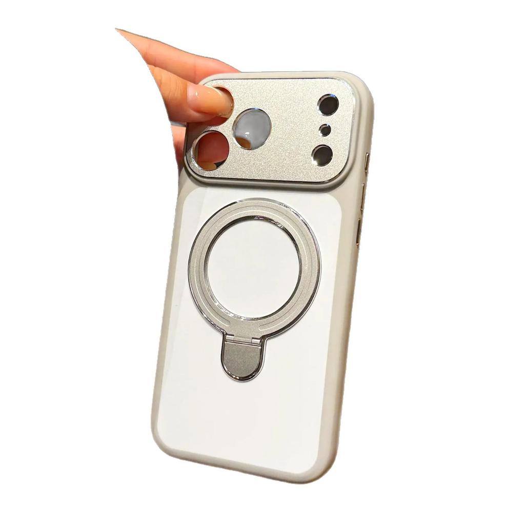 Non-Yellowing Magnetic Rotating Stand for iPhone 17 Air/Apple 16 Pro Max/15/14 Phone Case