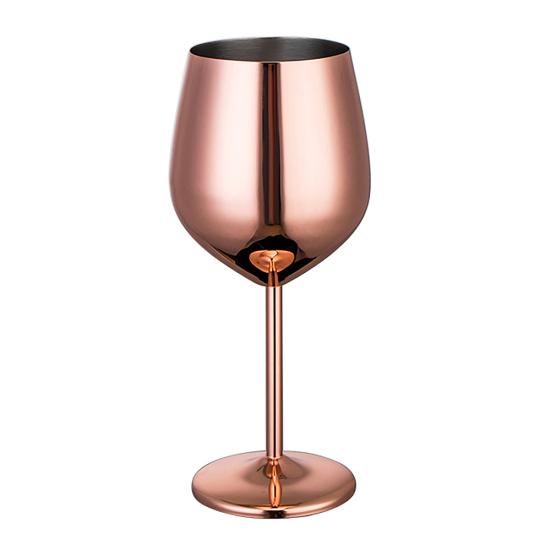 530ml Stainless Steel Glass Red Wine Whisky Home Goblet Bar Juice Drink Cup