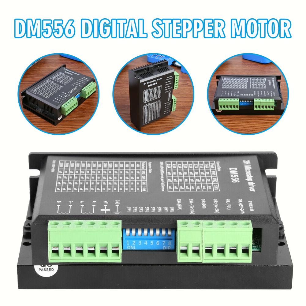 

PDTO DM556 42 57 86 Цифровой шаговый двигатель 2-фазный контроллер микрошагового драйвера 5,6 А