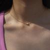 Starry S925 Silver 18K Gold-Plated Zircon Four-Pointed Star Pendant Necklace - Elegant and Delicate Design
