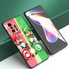 Game Super M-Mario Black Silicone Phone Case For Xiaomi Mi 9 SE 8 10T 11 12 13 Lite 9T 11T 12S 12T 13T 14 Pro 5G NE 11i 12X