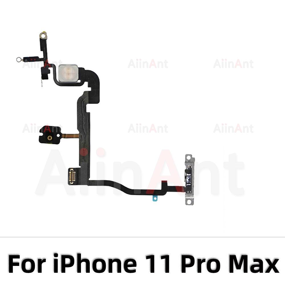 AiinAnt Power Volume Buttos Flash Light Power Flex Cable For iPhone 11 Pro X XR Xs Max SE 7 8 Plus SE 2 3 2020 2026 Phone Pars