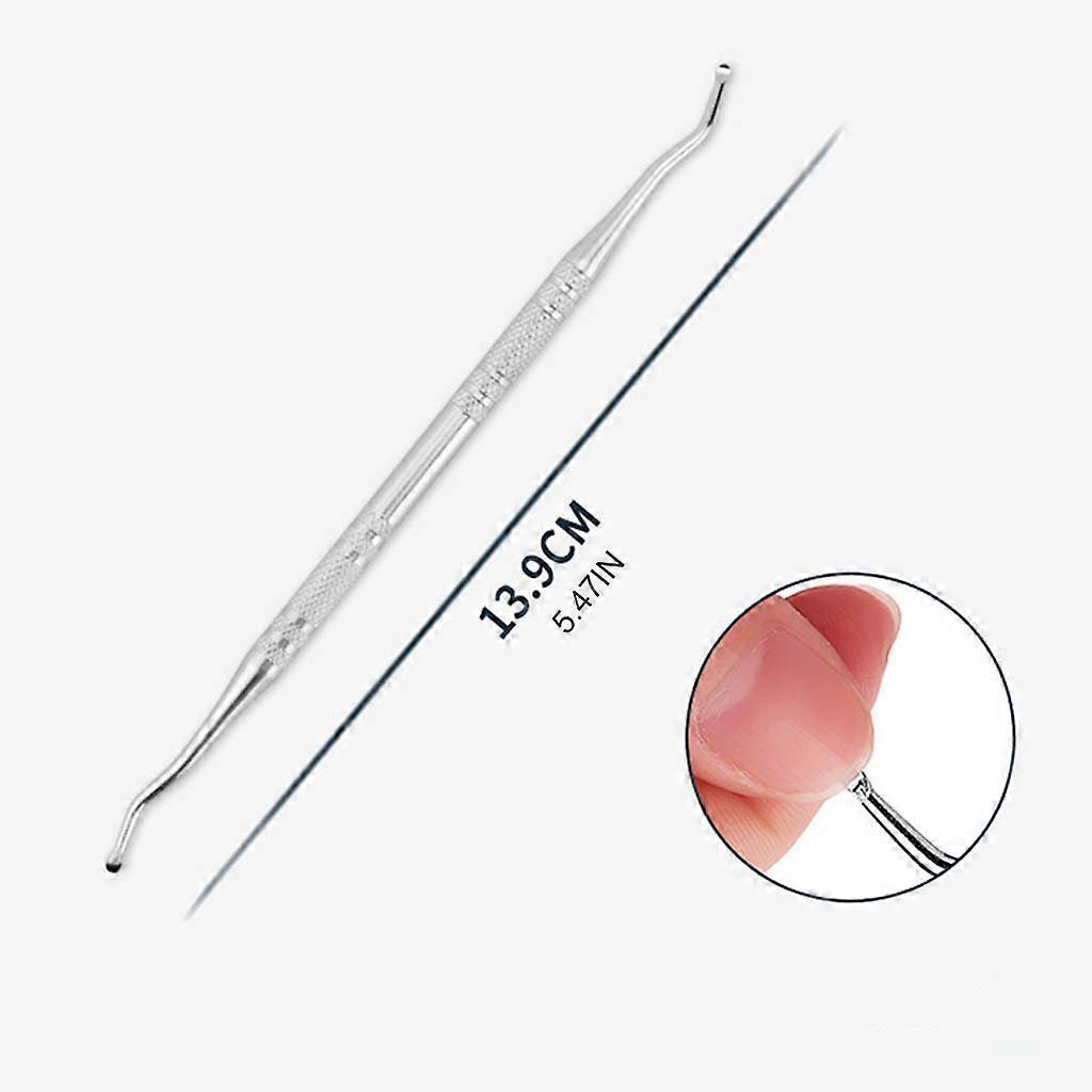 6pcs/set Cuticle Remover Kit Nail Clipper Trimmer for Cuticle Ingrown Nails Pedicure Manicure Tool Multicolor