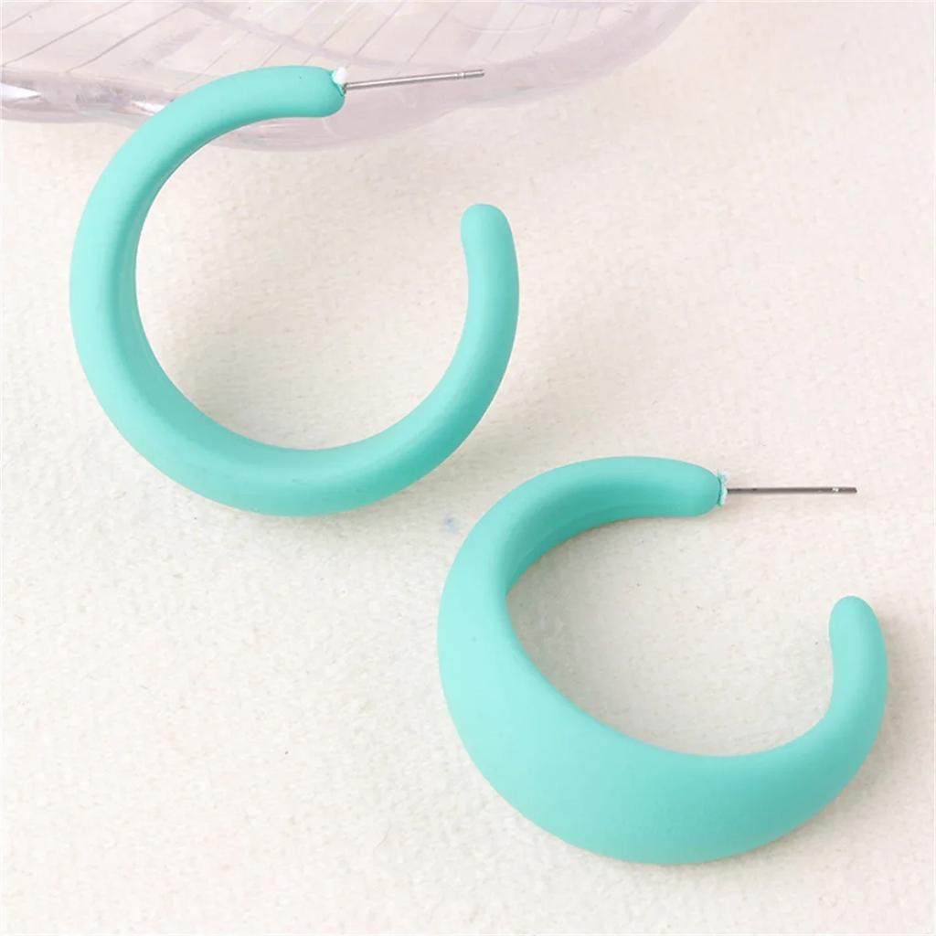Exquisite Fashion Classic Acrylic Ring Declaration Minimalist Earrings Women's Luxury Design Decoration Wedding Party Jewelry