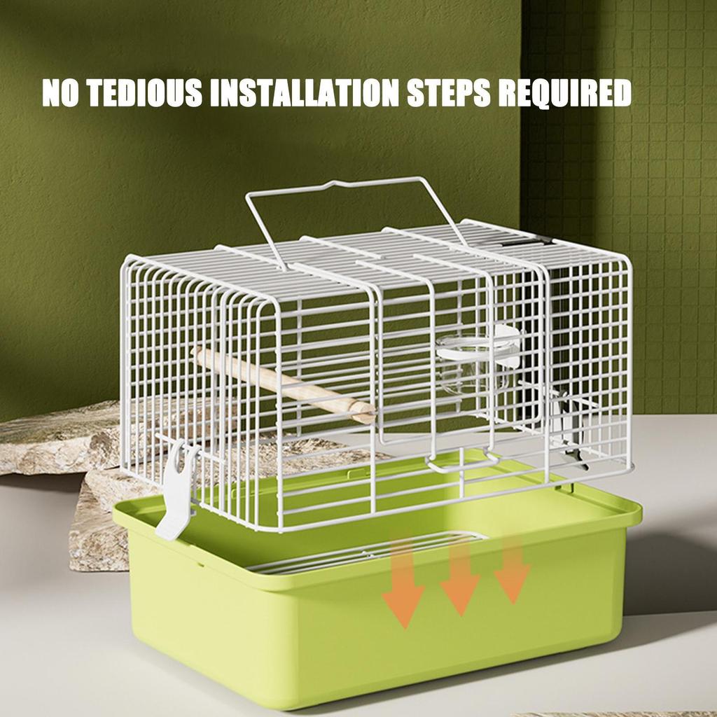 Bird Cages For Parakeets Portable Large Space Carrier With Handle Parrot Bird Carrier Beaks Proof Cage For Parakeets Lovebirds