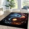 Yingyang Area Rug Design for Hallway Game Room Outdoor Living Rooms Anti-slip Rug Anime Office Decor Birthday/Christmas Gift