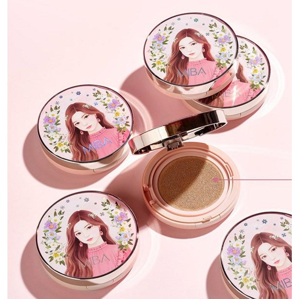 Miva King Cushion Season 2 Large Capacity 25g Original Product + 25g Refill 2P, No. 23 Calm Skin, 1 Set