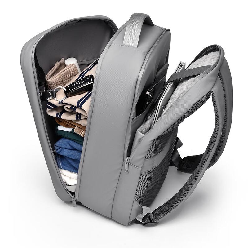 Hufeng Men's Business Hard Shell Laptop Backpack