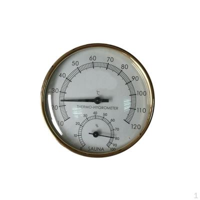 Metal Sauna Hygrothermograph Hygrometer Room Accessory