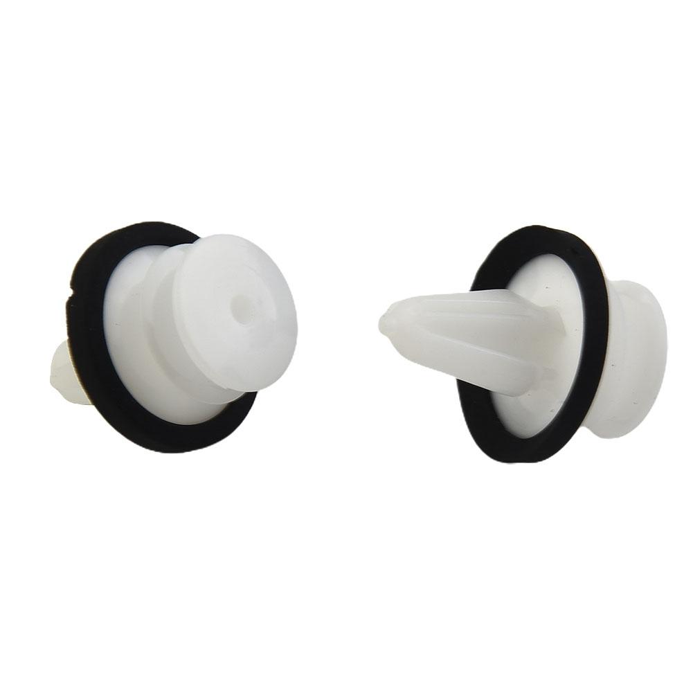 White Door Panel Clips with Sealer Perfect for Ford W713297 S300 Set of 20