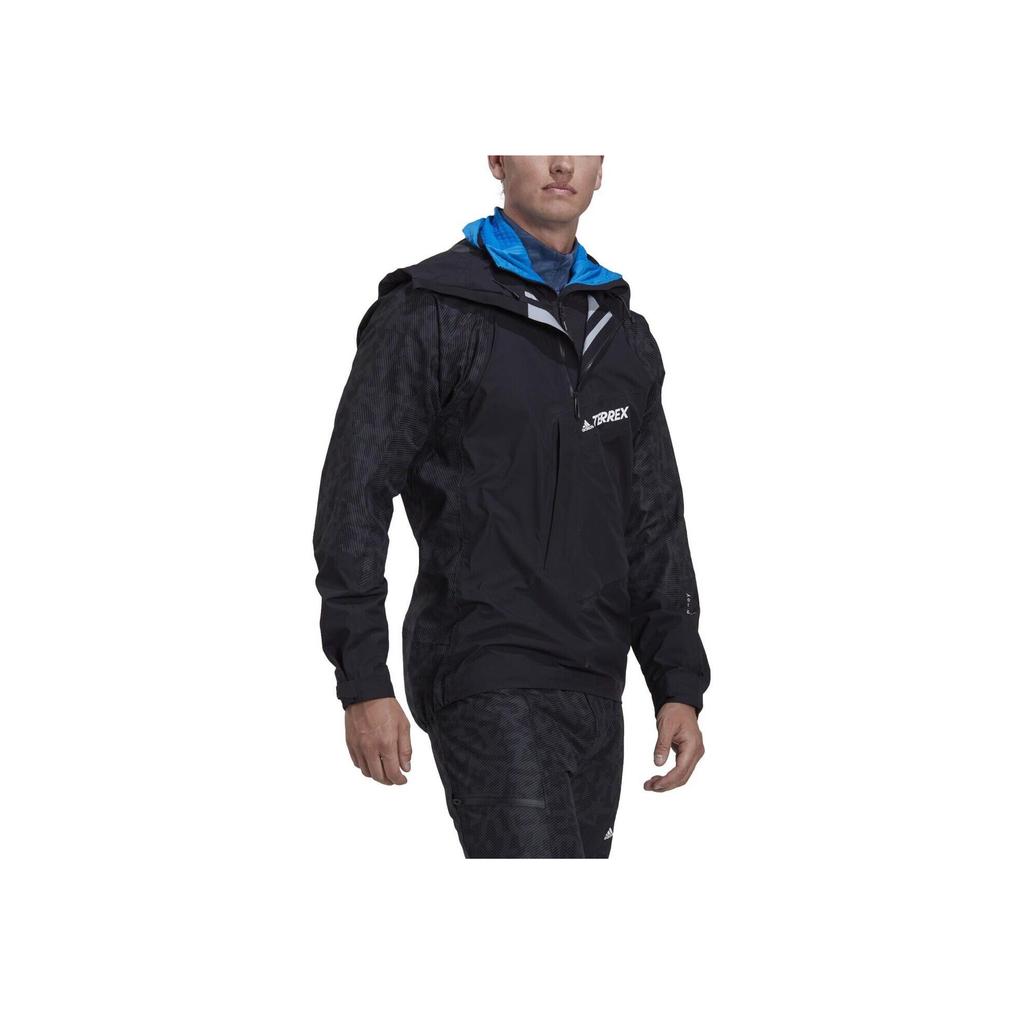 Adidas Techrock Primeknit Casual Waterproof Hooded Long Sleeve Jacket Men Jackets Black HH8902