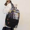 New Student Backpack Fashion Trend Letter Casual School Bag Large Capacity Short Trip Computer Backpack