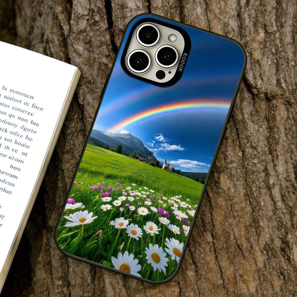 

Grassland Phone Case For iPhone 17,16,15,14,13,12,11 Plus,Pro Max,XS,Colorful Silver Black Cover iPhone15