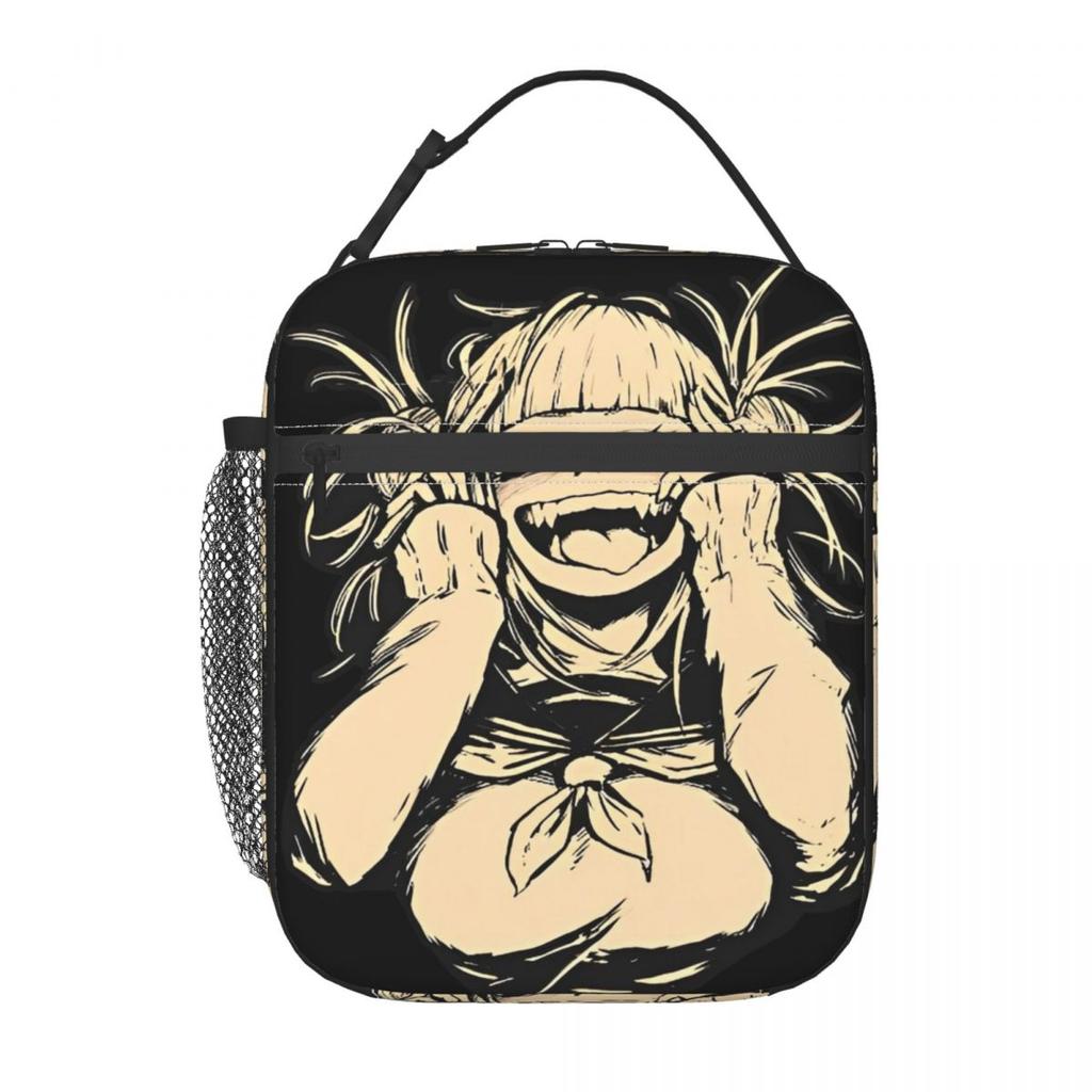 Anime My Hero Academia Print Lunch Bag Funny Lunch Box School Convenient Thermal Lunch Bags Graphic Cooler Bag