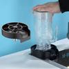 Cup Washer 360-Degree Rotation Stainless Steel Glass Washer Universal Bottle Cleaner Easy Install Quick Drain Baby Bottle Cleaner